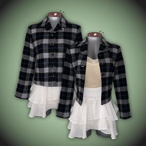 Harris / Wallace Business Plaid Coat